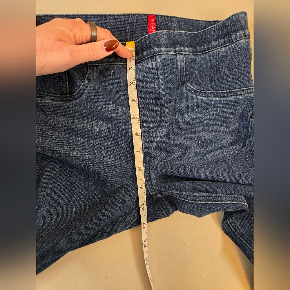Spanx Denim Jeggings Medium Wash Size Small - Picture 11 of 12